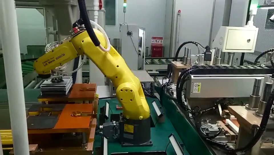 动力电池组装机器人视觉定位系统